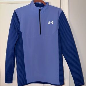 Under Armour Lavender & Navy 1/4 Zip Pullover